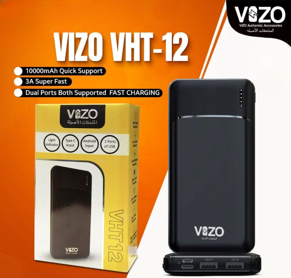 iShopping - Vizo 10000mah VHT12 Fast Charging Power Bank 