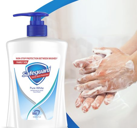 iShopping - Letsshop Safeguard Family Germ Protection White Hand Wash - 250ml