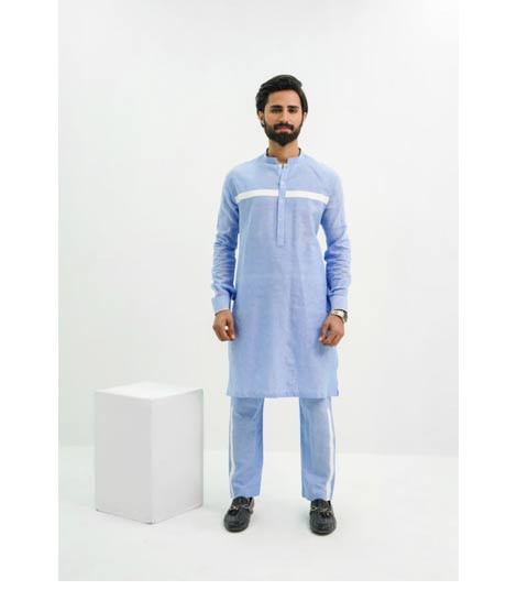 iShopping - Elegance Republic Kurta Trouser Sky Blue (1001)