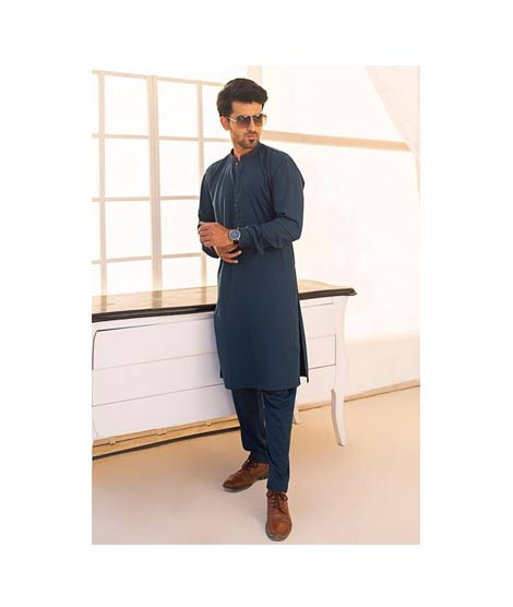 iShopping - Elegance Republic Kurta Trouser Artistic Blue (1008)