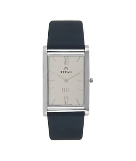 iShopping - Titan Edge Analog Men's Watch - Navy (1043SL01)