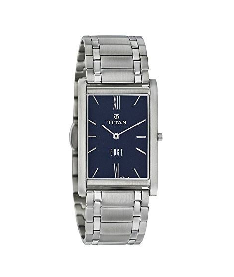 iShopping - Titan Edge Analog Men's Watch - Silver (1043SM16)