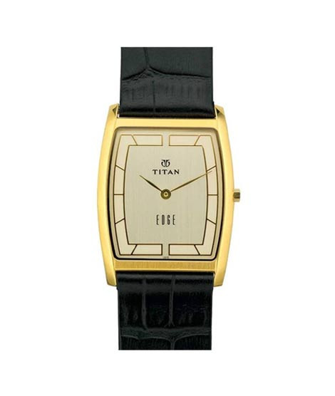 iShopping - Titan Edge Analog Men's Watch - Black (1044YL07)