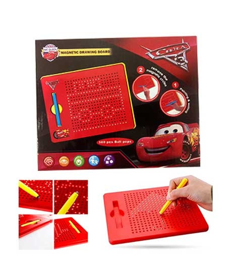 iShopping - Planet X Cars Mcqueen Magnetic Drawing Board 380 Pcs Ball Pops (PX-10465)