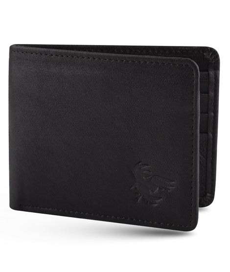 iShopping - Blackbird Leathers Handmade Leather Wallets For Men Black (0006)