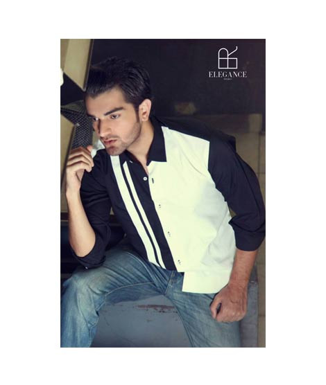 iShopping - Elegance Republic Cotton Shirt Ebony Chrome White (1059)