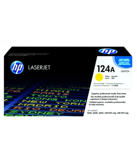 iShopping - HP 124A LaserJet Toner Cartridge Yellow (Q6002A)