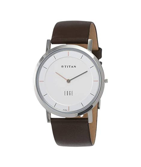 iShopping - Titan Edge Analog Men's Watch - Brown (1595SL03)