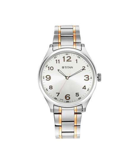 iShopping - Titan Trendsetters Collection Analog Men's Watch - Two Tone (1802KM01)