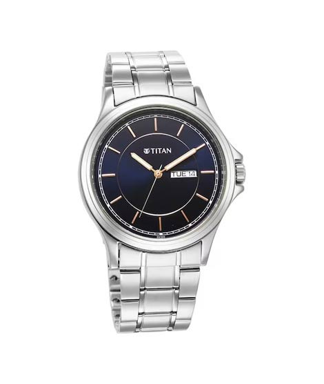 iShopping - Titan Urban Collection Analog Men's Watch - Silver (1870SM04)