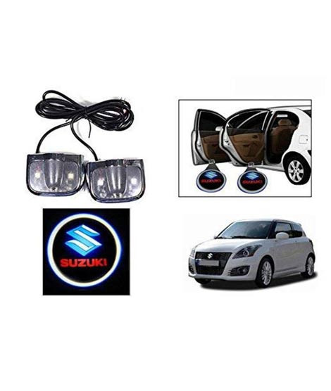 iShopping - Muzamil Store Car Door Suzuki Logo Projection Light - Pack Of 2