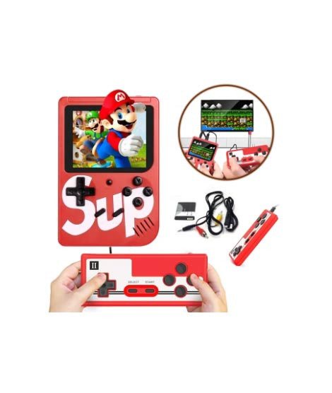 iShopping - Alsimba 2 Player Game Box With Controller - Red