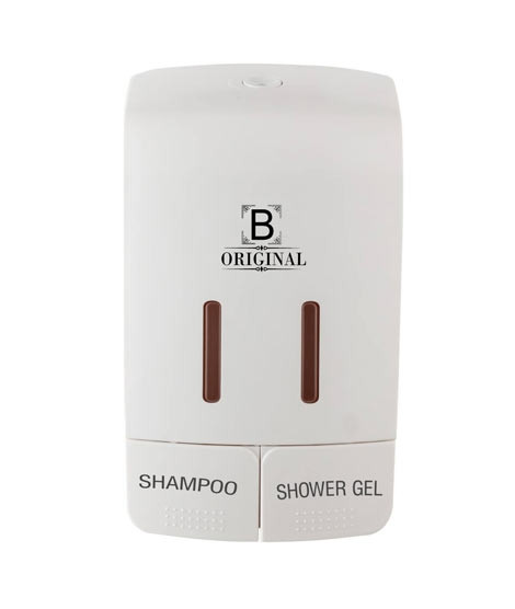 iShopping - Aabis 2 in 1 Manual Soap Dispenser White