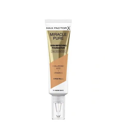 iShopping - Max Factor Miracle Pure Skin Improving Foundation 30ml - 70 Warm Sand