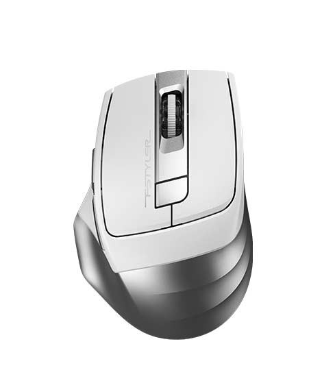 iShopping - A4Tech Dual Mode Bluetooth Wireless Mouse Icy White (FB35CS)