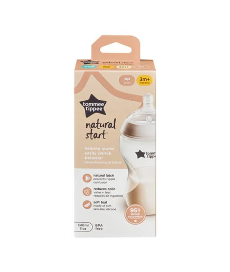 iShopping - Tommee Tippee Natural Start Teat Bottle 340ML (TT 423913)