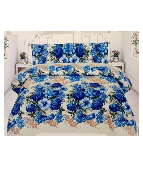 iShopping - Dynasty Diamond Kohinoor King Size Bedsheet (3 Pieces)