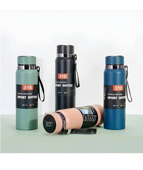 iShopping - 800ML Smart LED Temperature Display Water Bottle