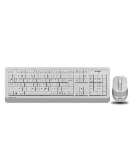 iShopping - A4Tech Fstyler Wireless Mouse & Keyboard Set White (FG1010S)