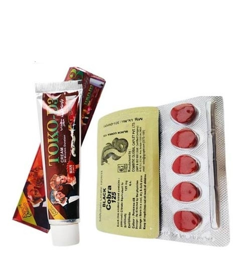 iShopping - Bright Traders Toko D3 Cream & Black Cobra 125 Erection Tablets