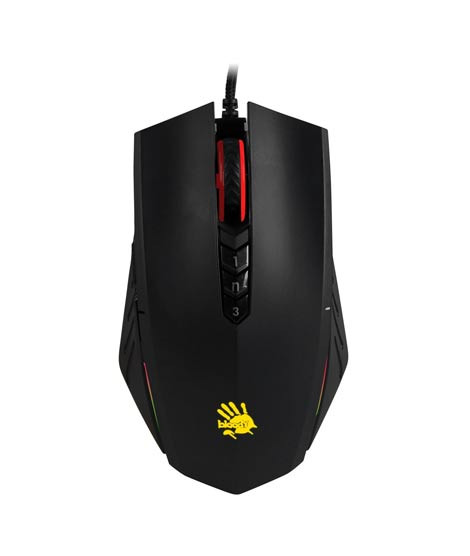 iShopping - A4tech Bloody A70 Drag Click Neon Backlit Activated Gaming Mouse Black