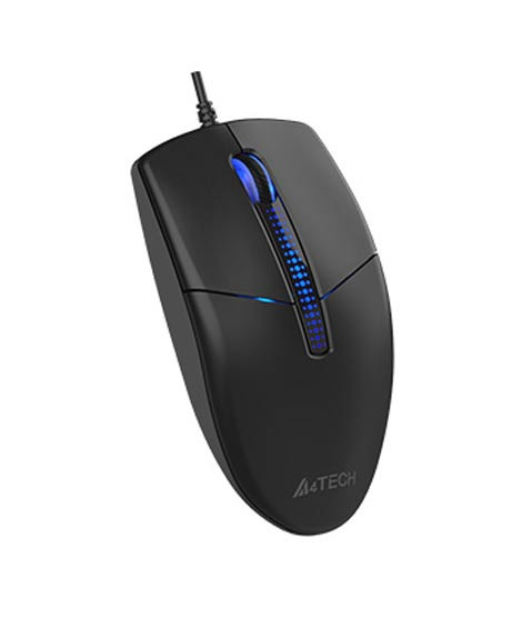 iShopping - A4tech Illuminate Mouse Black (N-530)