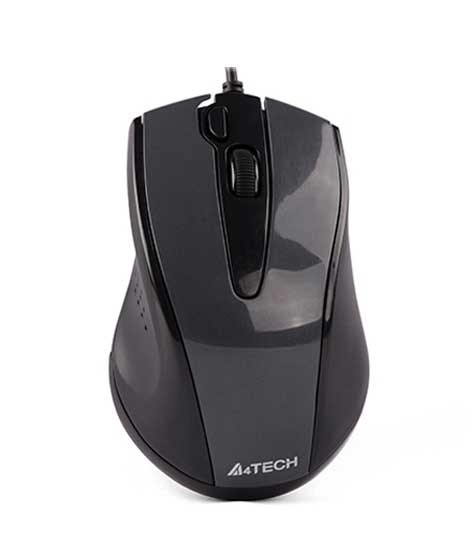 iShopping - A4Tech N-500FS Wire Silent Mouse Glossy Grey
