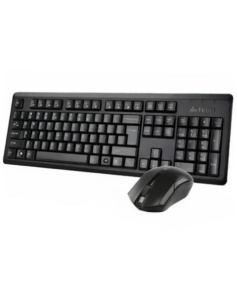 iShopping - A4Tech Wireless Keyboard & Mouse Black (4200NS)