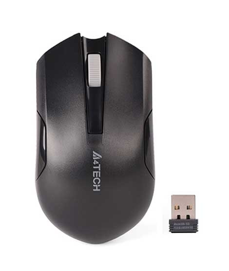 iShopping - A4Tech Wireless Mouse Black (G3-200NS)