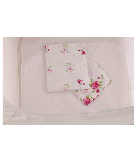 iShopping - AAM Printed Double Bed Sheet With 2 Pillowcase (1533-23)