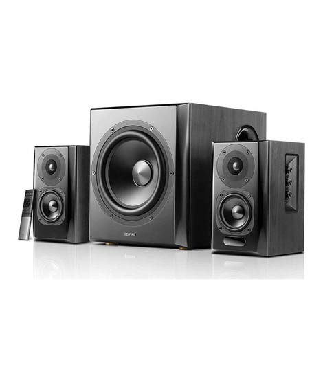 iShopping - Edifier Bluetooth Bookshelf Speakers with Subwoofer Black (S351DB)