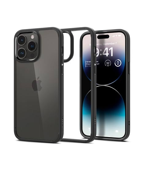iShopping - Spigen Ultra Hybrid Case For iPhone 14 Pro Max Matte Black (ACS04817)