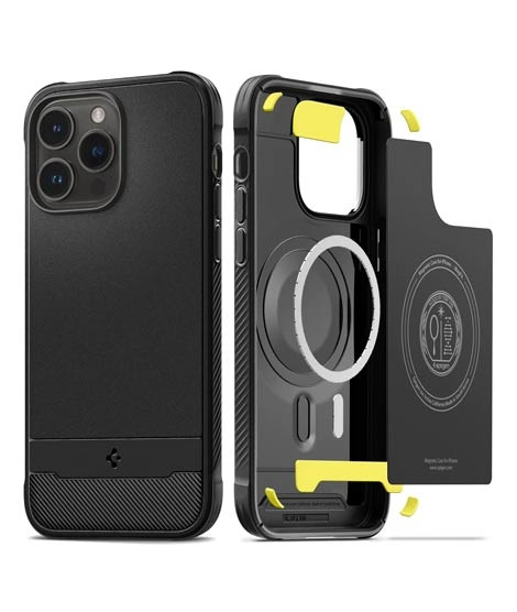 iShopping - Spigen Rugged Armor (MagFit) Case For iPhone 14 Pro Matte Black (ACS04956)