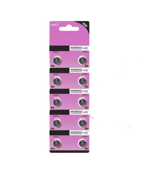 iShopping - Muzamil Store Alkaline Button Cell Battery For Camera - Pack Of 10