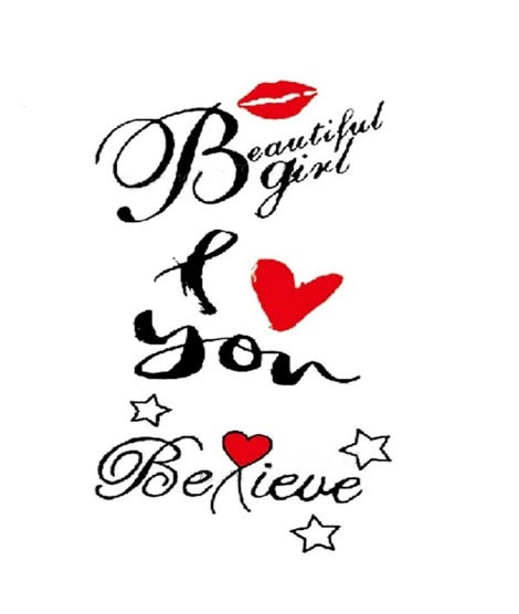 iShopping - Muzamil Store Waterproof Brief Tattoo Sticker
