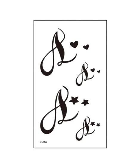 iShopping - Muzamil Store Little Music Love Flash Tattoo Sticker Black