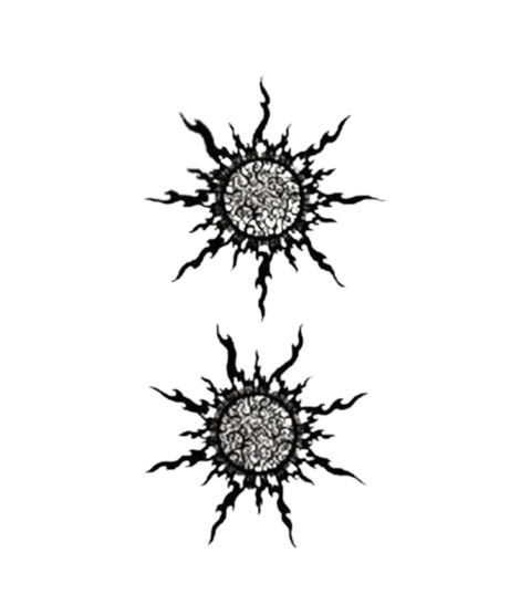 iShopping - Muzamil Store Fantastic Flower Temporary Tattoos Sticker Black
