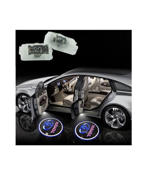 iShopping - Muzamil Store Car Door Toyota Logo Projection Light - Pack Of 2