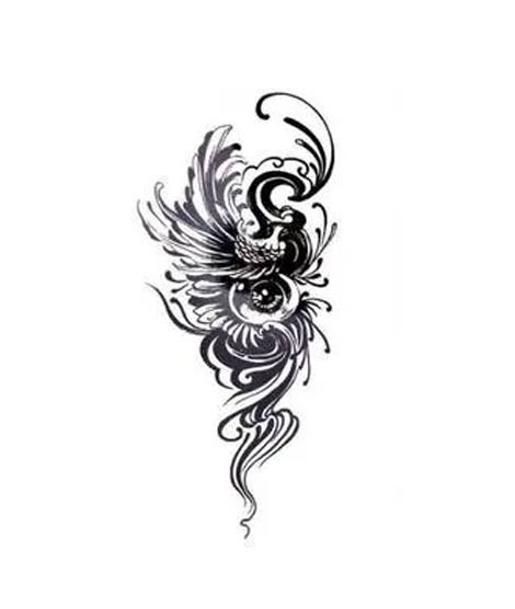 iShopping - Muzamil Store Eyes phoenix Flash Temporary Tattoo Sticker Black