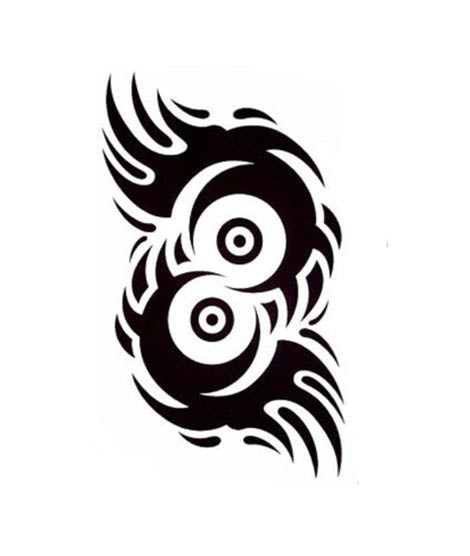 iShopping - Muzamil Store Tribal Motif Temporary Tattoo Sticker Black