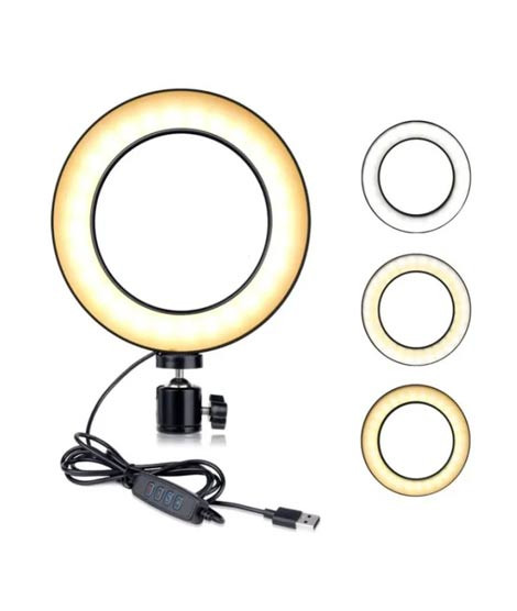 iShopping - Muzamil Store Ring Light For Professional Live Streaming Black