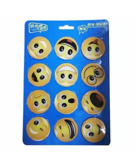 iShopping - Muzamil Store Nano Magic Sticker Gel With Logo For Phone Holder - 12Pcs