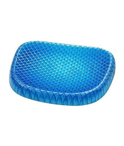iShopping - Muzamil Store Non-Slip Cushion Back Pain Seat Gel - Blue