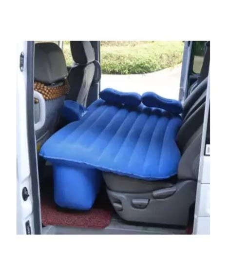 iShopping - Muzamil Store Universal Air Mattress Travel Bed For Car - Blue