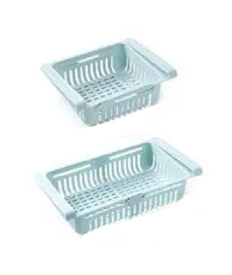 iShopping - Muzamil Store Adjustable Basket Rack For Fridge