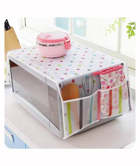 iShopping - Muzamil Store Microwave Dust Cover with Double Pockets