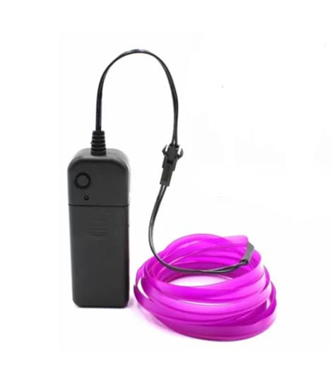 iShopping - Muzamil Store Flexible Wire Neon LED Rope Tube Cable 9ft - Light Purple