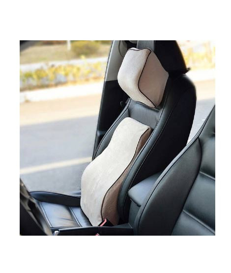 iShopping - Muzamil Store Universal Car Headrest Pillow - Beige