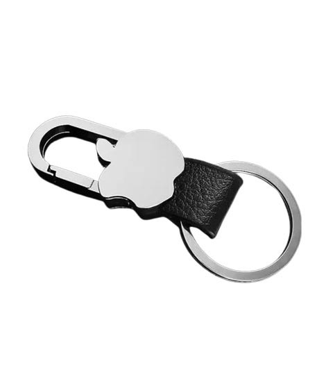 iShopping - Muzamil Store Waist Buckle Metal Apple Leather Key Chain