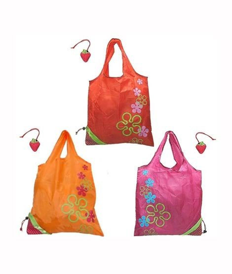 iShopping - Muzamil Store Reusable Nylon Tote Bag - Pack Of 3